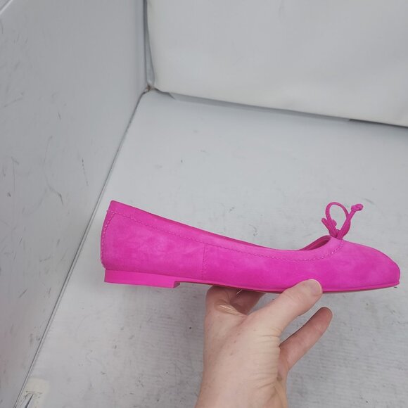 Christian Louboutin Pink Mamadrague Square Toe Ballet Flat Shoe - Picture 8 of 11